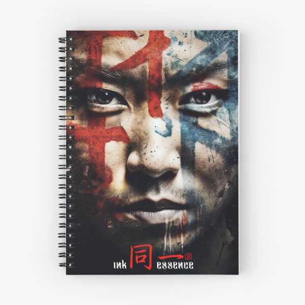 Item preview, Ink Essence - Japanese Aesthetic Surreal Kanji Symbol Painted Face Art 72 designed and sold by MadeByRobots.