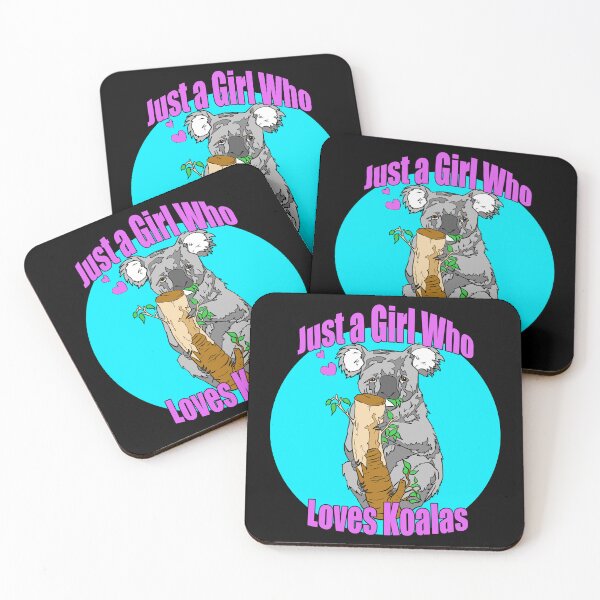 Item preview, Just a Girl who Loves Koalas | Gift for Koala Lover designed and sold by Marian Murdoch.