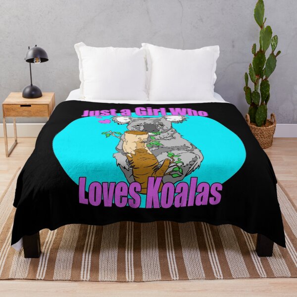 Item preview, Just a Girl who Loves Koalas | Gift for Koala Lover designed and sold by Marian Murdoch.