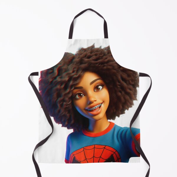 Artikelvorschau, Afro-Frau mit Spiderman-Shirt entworfen und verkauft von Naymar Hernandez.