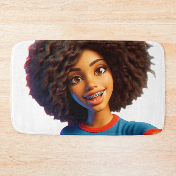 Artikelvorschau, Afro-Frau mit Spiderman-Shirt entworfen und verkauft von Naymar Hernandez.
