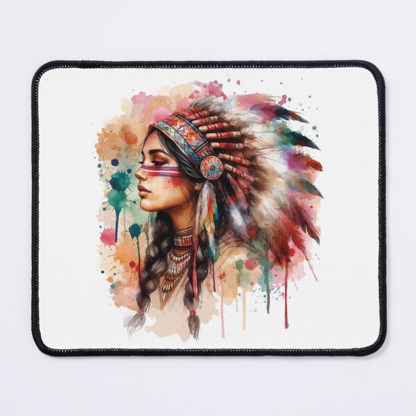 Item preview, native american woman designed and sold by zoezowie79.