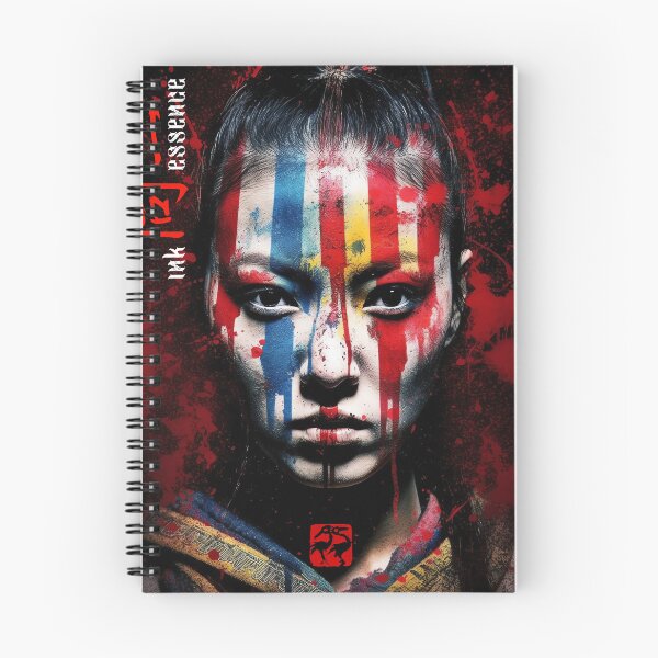 Item preview,  Ink Essence - Japanese Aesthetic Surreal Kanji Symbol Painted Face Art 74 designed and sold by MadeByRobots.