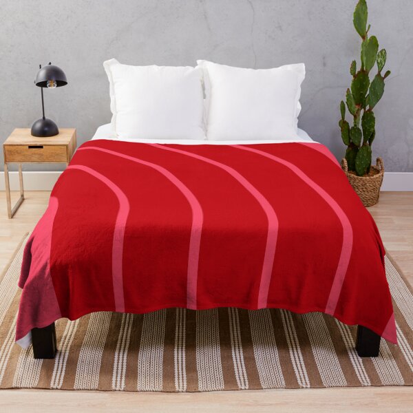 Item preview, Retro 70s Style Geometric Scandinavian Design Red and Pink designed and sold by tonymagnerart.