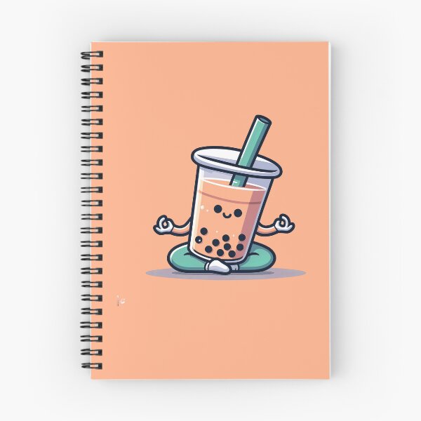 Item preview, Cute Cartoon Boba Tea Yoga Session designed and sold by kanjxtan.
