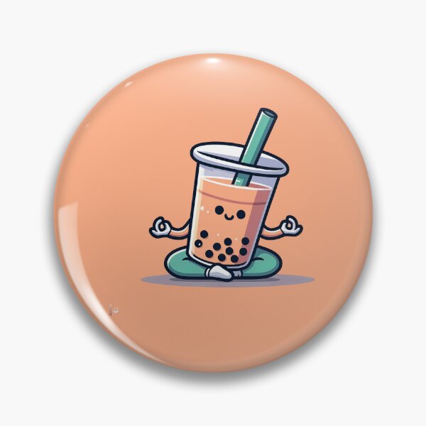 Item preview, Cute Cartoon Boba Tea Yoga Session designed and sold by kanjxtan.