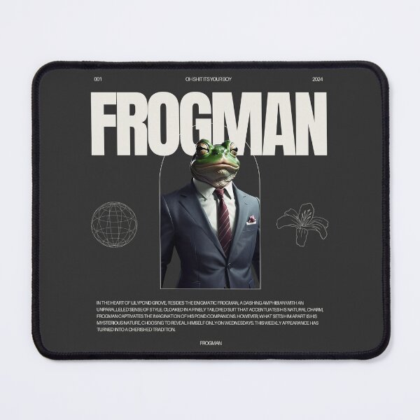 Item preview, Frogman | the Godfather | Funny Meme Quote | Meme designed and sold by AngryBlackDog.