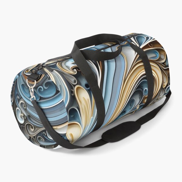 Item preview, blue and gold ornate textured print designed and sold by dcrc.