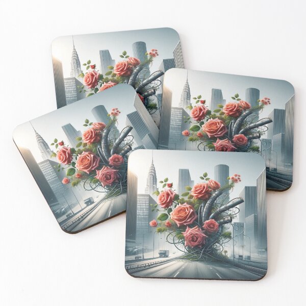 Item preview, Contrast between natural beauty and urban elements designed and sold by CardsStudio.