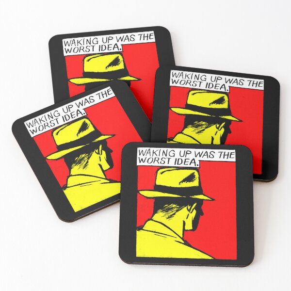 Item preview, Waking up was the worst idea Red and Yellow comics design designed and sold by thgalleryit.