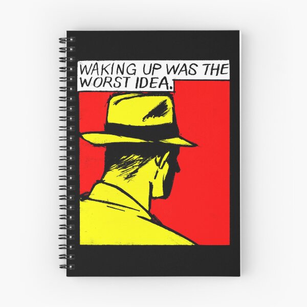 Item preview, Waking up was the worst idea Red and Yellow comics design designed and sold by thgalleryit.