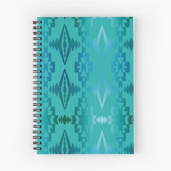Item preview, Turquoise / White Gradient Native Print designed and sold by JMWCD.