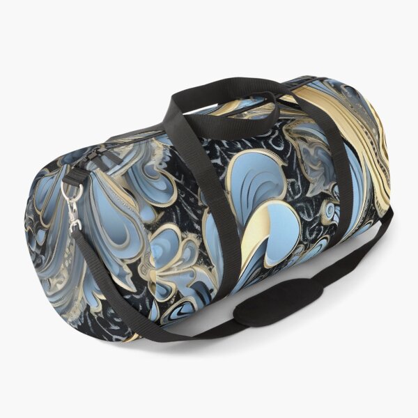 Item preview, blue and gold ornate textured print designed and sold by dcrc.