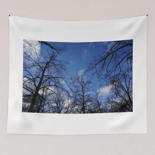 Item preview, Observing blue sky under the trees in Lindenhof Zürich designed and sold by TravelWithApril.