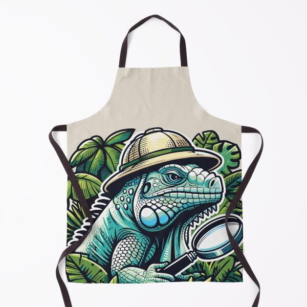 Aperçu de l'œuvre Jungle d'explorateur d'iguanes créée et vendue par Vdae Art.