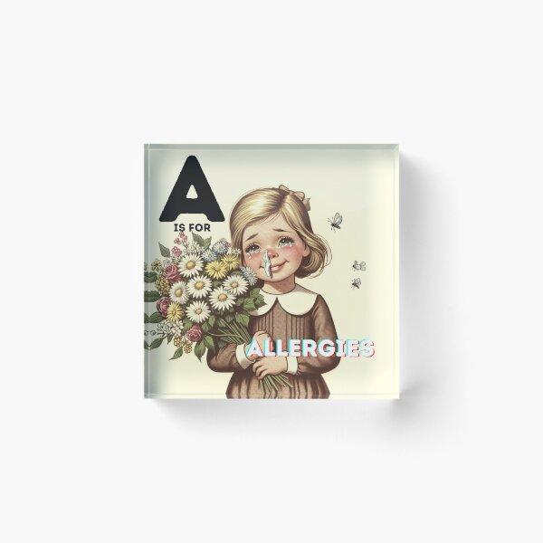 Item preview, A is for Allergies designed and sold by Dominika Farkašová.