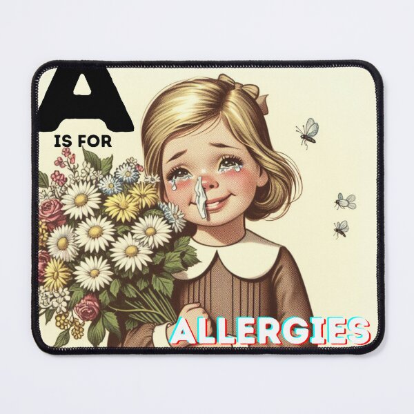 Item preview, A is for Allergies designed and sold by Dominika Farkašová.