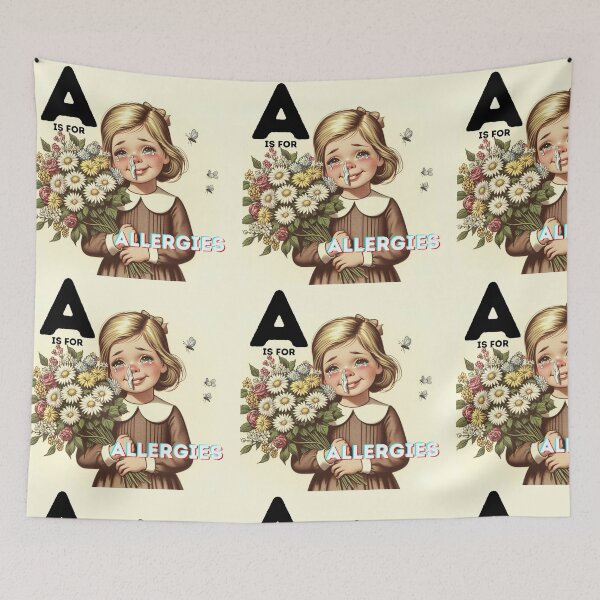 Item preview, A is for Allergies designed and sold by Dominika Farkašová.