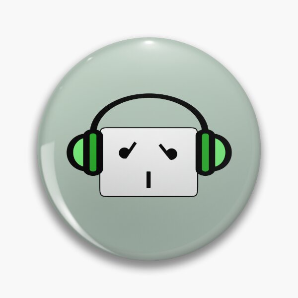 Item preview, PLUG WITH GREEN HEADPHONES designed and sold by PrettySol.