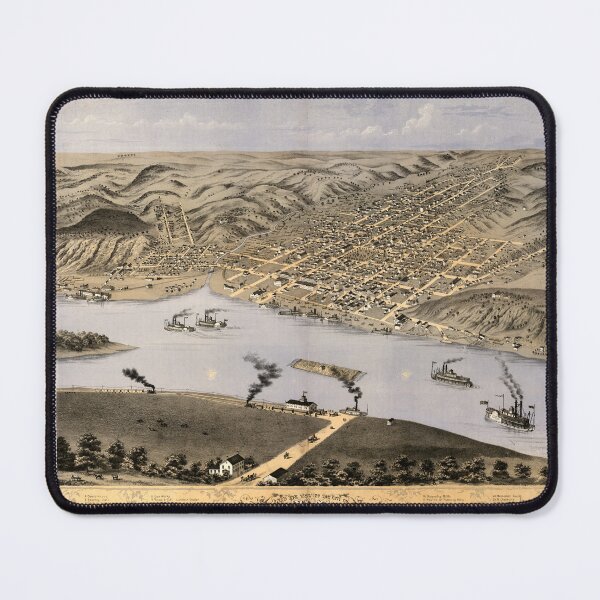 Item preview, Hannibal, Missouri (1869) designed and sold by allhistory.