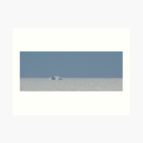 Sky and Ice Art Print