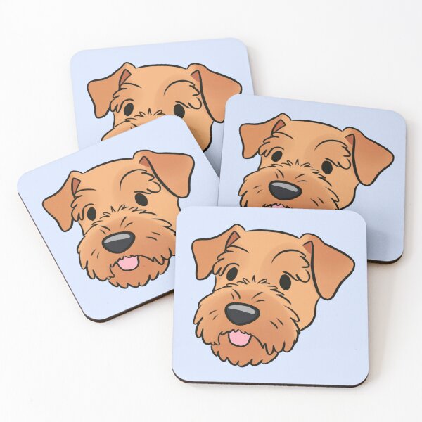 Item preview, Welsh Terrier Dog face designed and sold by Yaragold.