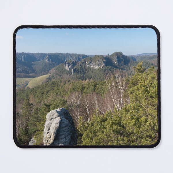 Item preview, Gamrig mountain, trees and Saxon Switzerland in winter designed and sold by Heidemüllerin.