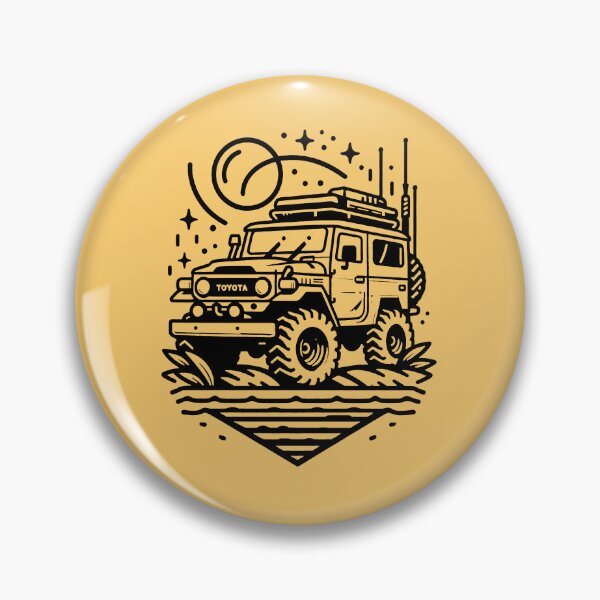 Item preview, Vintage Toyota FJ45 Overlanding Adventure designed and sold by kanjxtan.