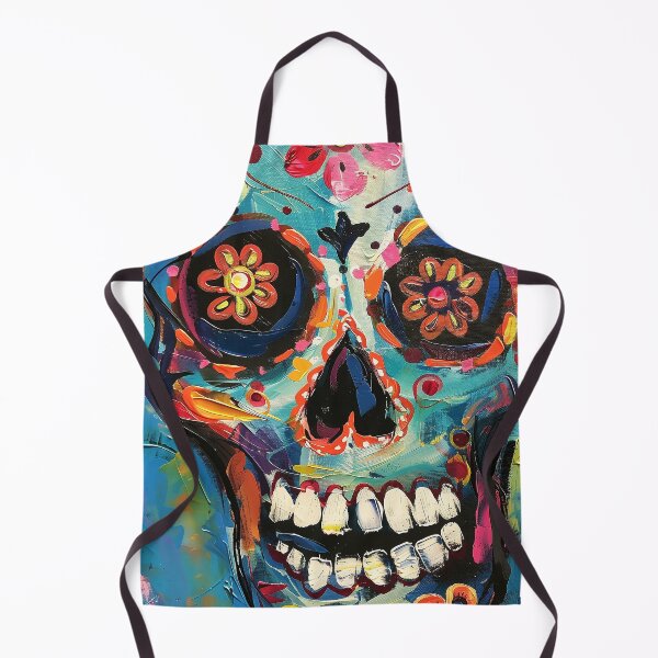 Item preview, Floral Fervor: The Vibrant Skull designed and sold by Digital Dreamsmiths.