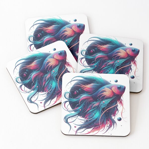 Item preview, colorful fish designed and sold by JK-motivation.