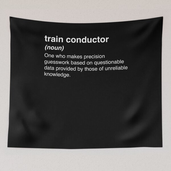 Item preview, Retro Vintage Rail Crew Railroad Train Conductor designed and sold by Jam Jar.
