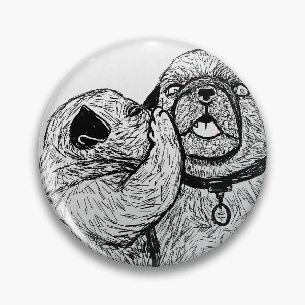 Item preview, Gossip pug designed and sold by Lora Sager.