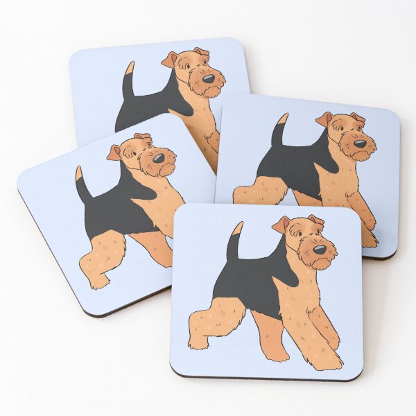 Item preview, Welsh Terrier Dog face designed and sold by Yaragold.