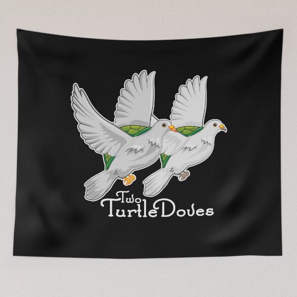 Item preview, Two Turtle Doves Bird Lovers designed and sold by PNGShop.