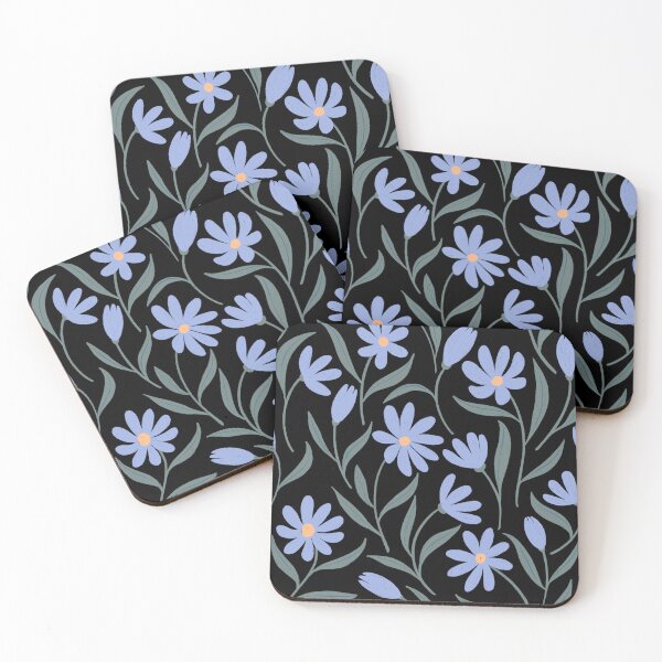 Artikelvorschau, Einfaches, nahtloses Blumenmuster mit blauen Blumen entworfen und verkauft von Vanessa Bentley.