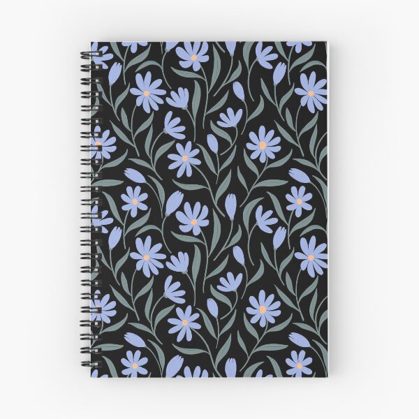 Artikelvorschau, Einfaches, nahtloses Blumenmuster mit blauen Blumen entworfen und verkauft von Vanessa Bentley.
