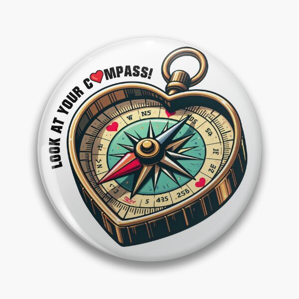 Item preview, Look at your compass! designed and sold by FajnaKafka.
