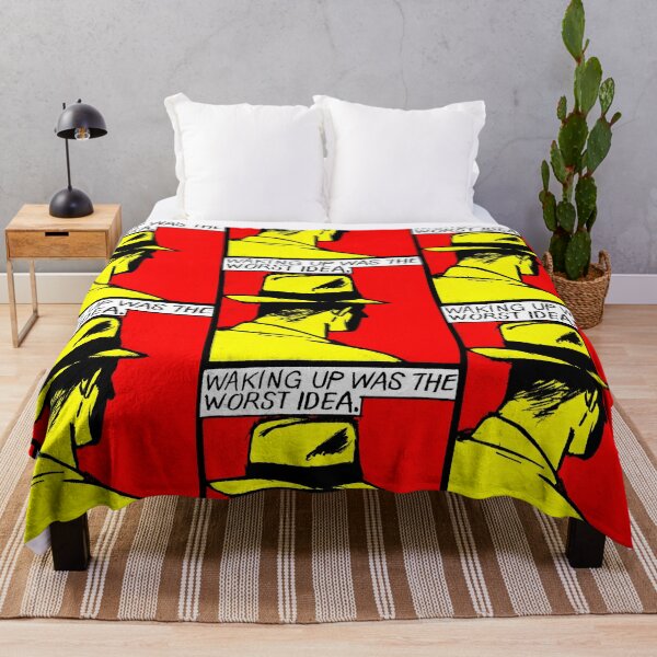 Item preview, Waking up was the worst idea Red and Yellow comics design designed and sold by thgalleryit.