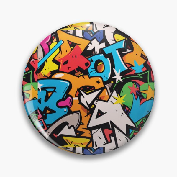 Item preview, Color Clash: Urban Graffiti Pattern Design designed and sold by delohill.