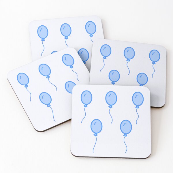 Item preview, Blue Transparent Balloons Set Pack designed and sold by wonderxwander.