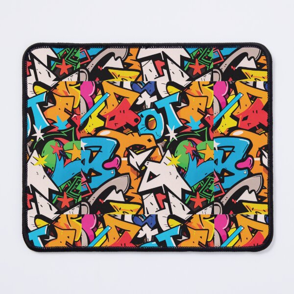 Item preview, Color Clash: Urban Graffiti Pattern Design designed and sold by delohill.