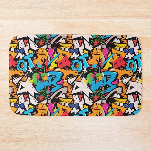 Item preview, Color Clash: Urban Graffiti Pattern Design designed and sold by delohill.