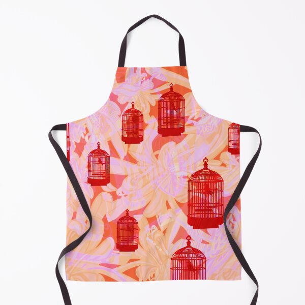 Item preview, Aesthetic Pastel preppy Abstract bird cage art. designed and sold by Meteryards.