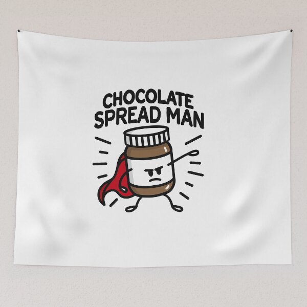 Item preview, Chocolate spread man (place on light background) designed and sold by LaundryFactory.