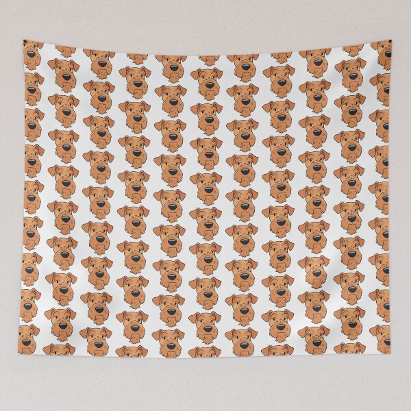 Item preview, Welsh Terrier Dog face designed and sold by Yaragold.