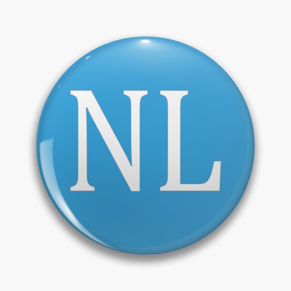 Item preview, NL Initials Monogram Elegant White Letters designed and sold by Jeallan Designs.