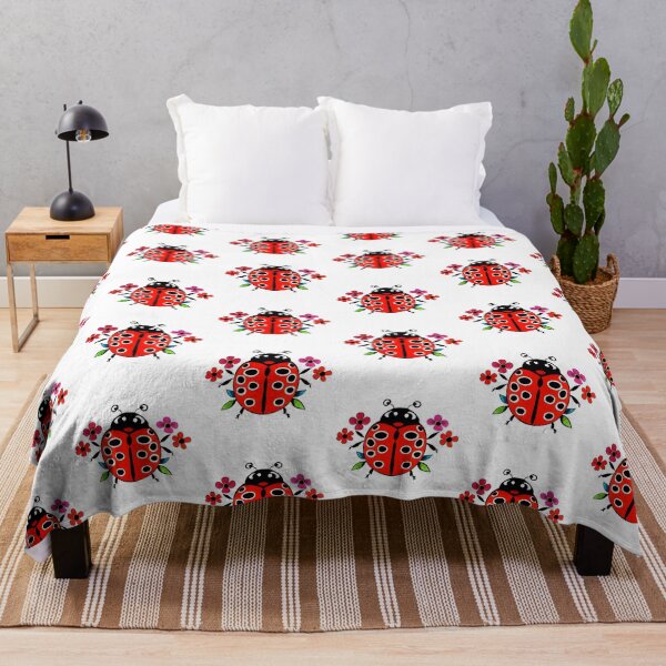 Item preview, Ladybug and Flowers designed and sold by WondrousThings.