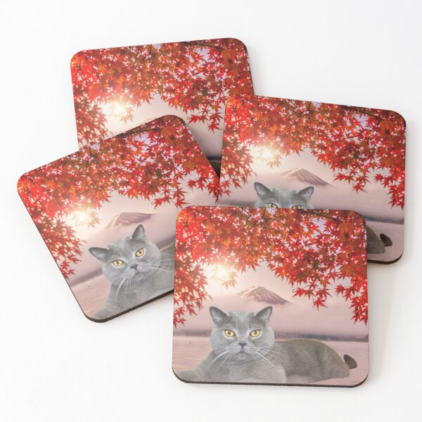 Item preview, Noble Cat sitting in front of Mountain designed and sold by Poodle-Bonita.