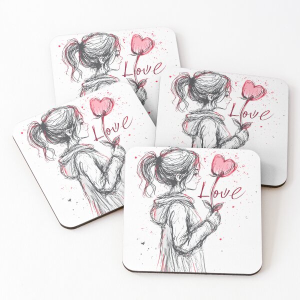Item preview, Valentine handwritten Love 8 designed and sold by Made-by-Gus.