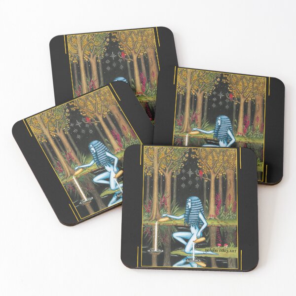 Item preview, The Star with card frame, arcane of the Sortilegium tarot designed and sold by NataliaVelezArt.